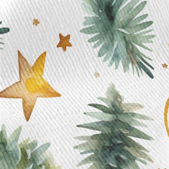 Watercolor Autumn Leaves Star  Standard Corduroy