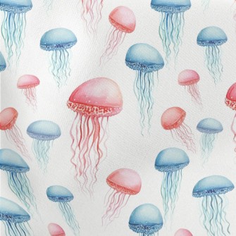 Hand Drawn Colorful Jellyfish Stretch Ponte