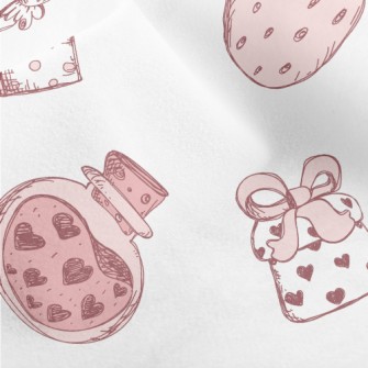 Hand Drawn Love Gift Cup Gift Micro Fleece