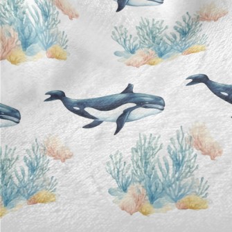 Hand-painted Killer Whale And  Minky