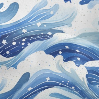 Hand Painted Watercolor Beauti Lightweight Performance Linen