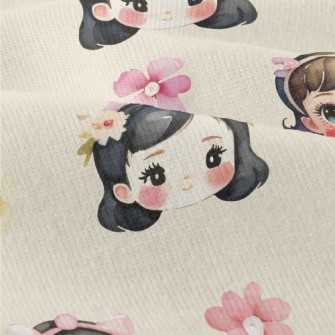 Watercolor Sweet Girl With Flo Modern Jersey