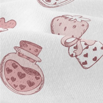 Hand Drawn Love Gift Cup Gift Modern Jersey