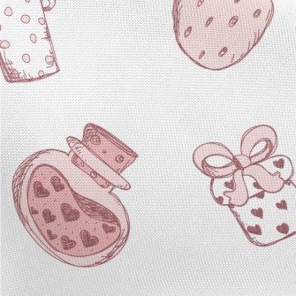 Hand Drawn Love Gift Cup Gift Pongee
