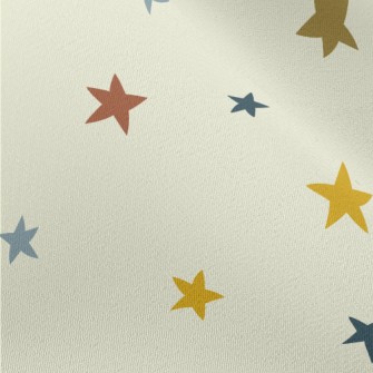 Colorful Irregular Stars Chiffon