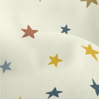 Colorful Irregular Stars Lightweight Performance Linen