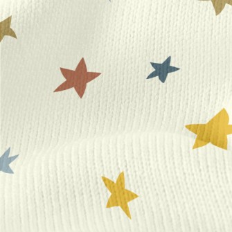 Colorful Irregular Stars Stretch Jersey
