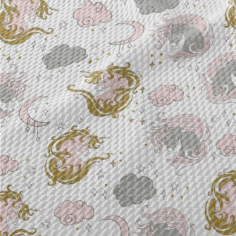 Unicorn Moon Nebula Birdseye Piqué