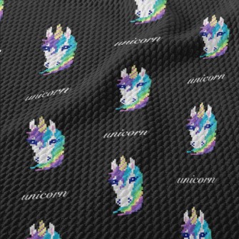Mosaic Unicorn Birdseye Piqué