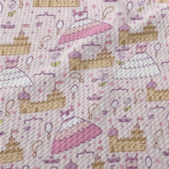 Princess Themed Children's Birdseye Piqué