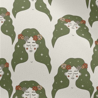 Retro Forest Witch Chiffon