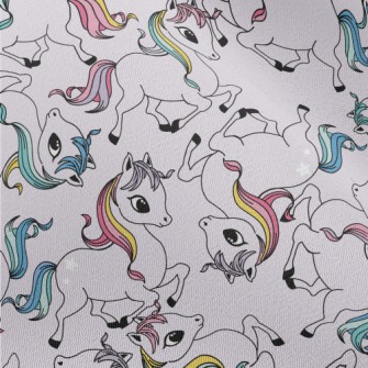 Cute Colorful Unicorn Chiffon