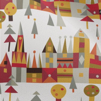 Cartoon Medieval Palace Chiffon