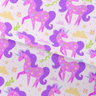 Apple Pattern Unicorn Waterproof Oxford
