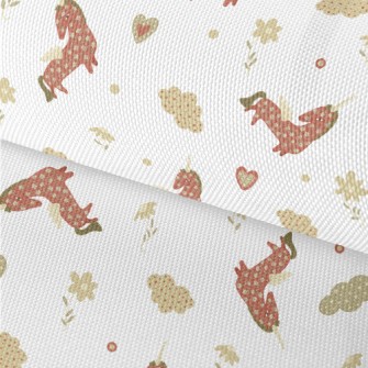 Fairytale Unicorn And White Cl Waterproof Oxford