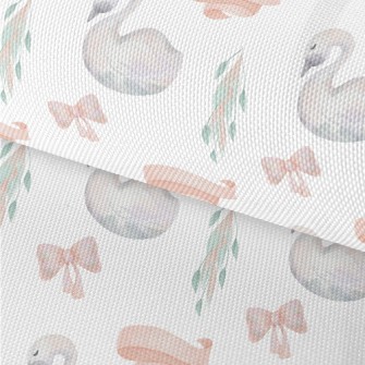 Watercolor Fairy Tale Swan Waterproof Oxford