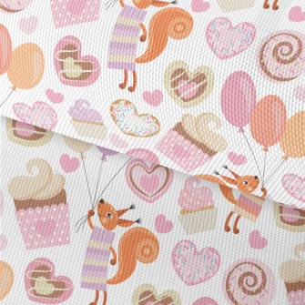 Squirrel&#39;s Dessert Party Waterproof Oxford