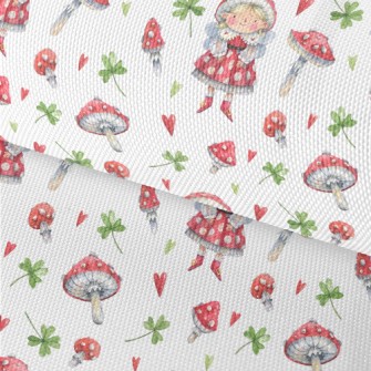Red Magic Mushroom Elf Waterproof Oxford