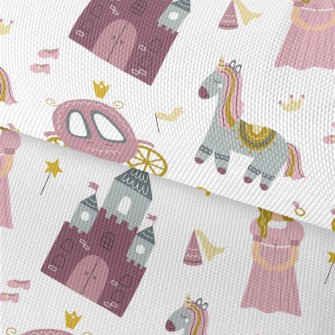Fairytale Princess And Carriag Waterproof Oxford