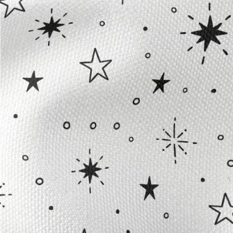 Hand Drawn Various Stars Waterproof Canvas