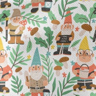 Dwarf And Mushroom Waterproof Canvas
