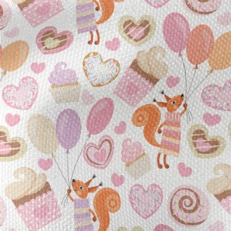 Squirrel&#39;s Dessert Party Waterproof Canvas