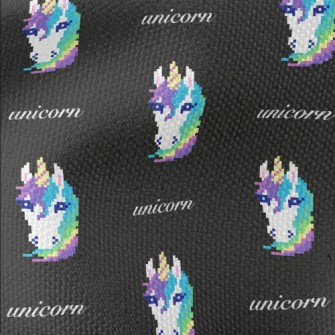 Mosaic Unicorn Waterproof Canvas