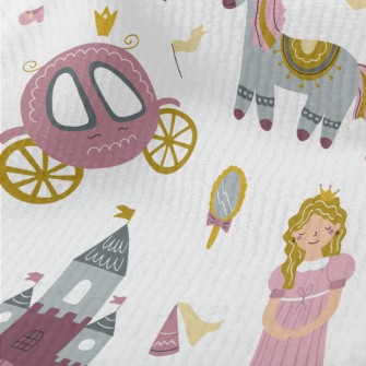 Fairytale Princess And Carriag Terry