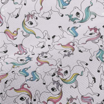 Cute Colorful Unicorn Performance Linen