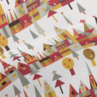 Cartoon Medieval Palace Performance Linen