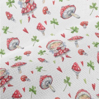 Red Magic Mushroom Elf Performance Linen