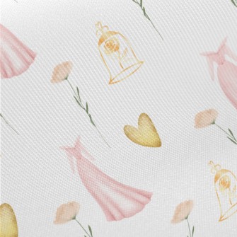 Princess Dress With Roses Twill