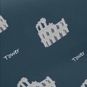 Pixel Style Colosseum Twill