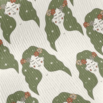 Retro Forest Witch Standard Corduroy
