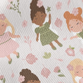 Fairy Tale Fairy And Flowers Standard Corduroy