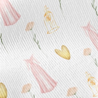 Princess Dress With Roses Standard Corduroy