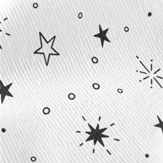 Hand Drawn Various Stars Standard Corduroy