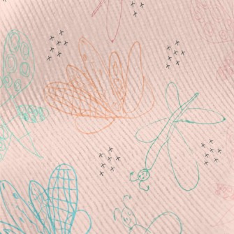 Children&#39;s Hand-painted In Standard Corduroy