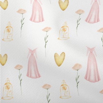 Princess Dress With Roses Dobby