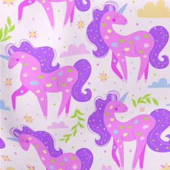 Apple Pattern Unicorn Stretch Ponte