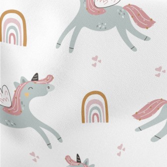 Happy Flying Unicorn Stretch Ponte