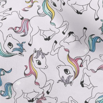 Cute Colorful Unicorn Micro Fleece