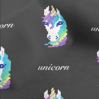 Mosaic Unicorn Micro Fleece