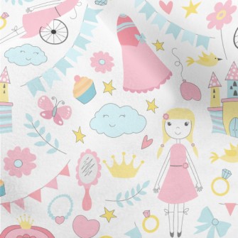 Colorful Fairy Tale World Micro Fleece