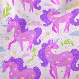 Apple Pattern Unicorn Minky