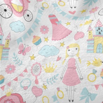 Colorful Fairy Tale World Minky