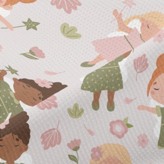 Fairy Tale Fairy And Flowers Piqué