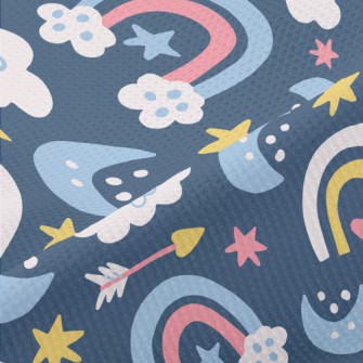 Rainbow At Night Piqué