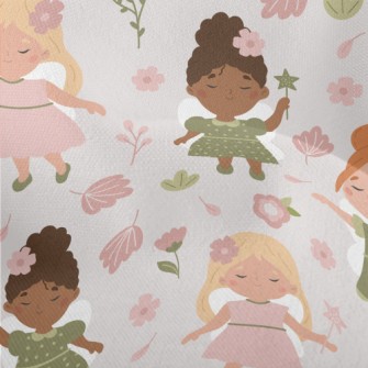 Fairy Tale Fairy And Flowers Lightweight Performance Linen