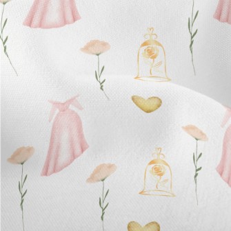 Princess Dress With Roses Lightweight Performance Linen